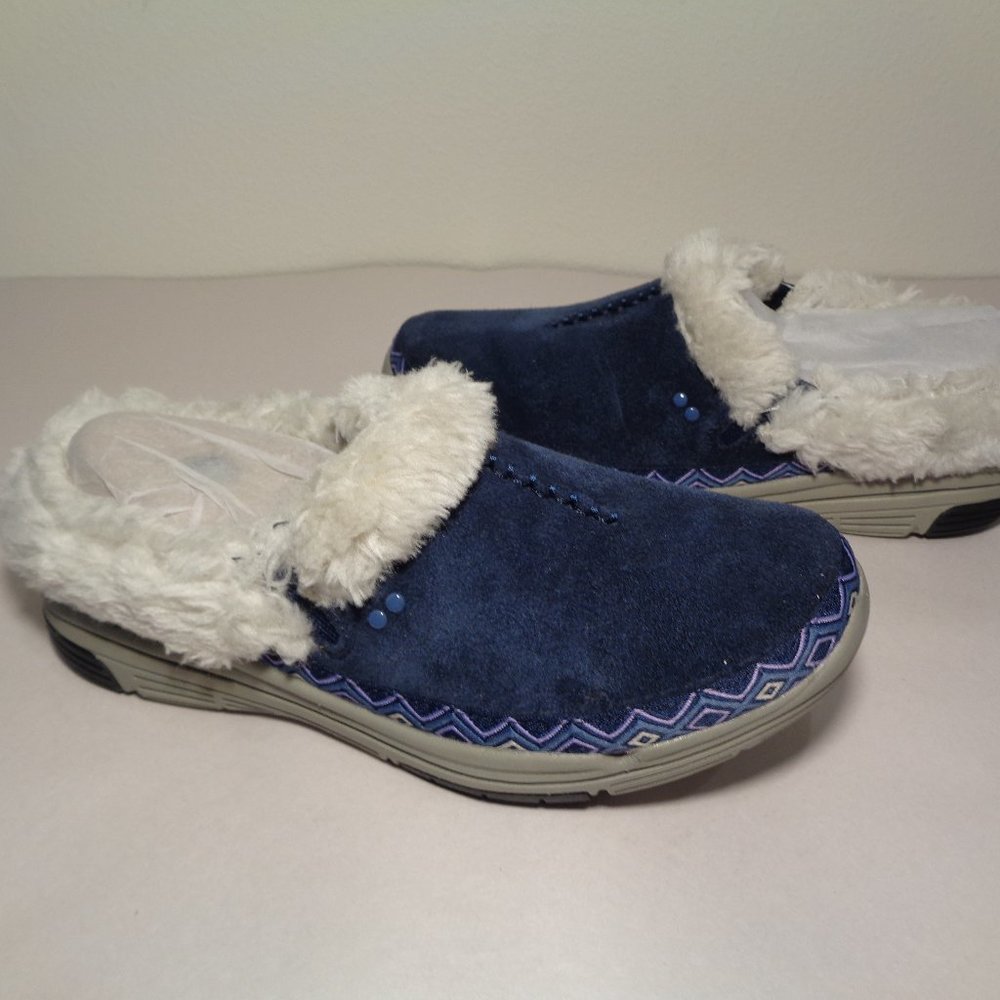 Ryka Size 6 M ADVENTURE Navy Suede New Clogs Mules